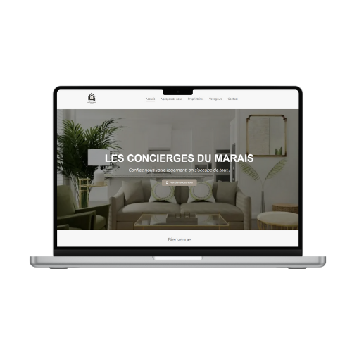 Image Les concierges du Marais - Création de sites web